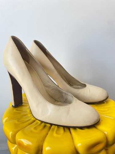 Vintage Miu Miu Cream Heels