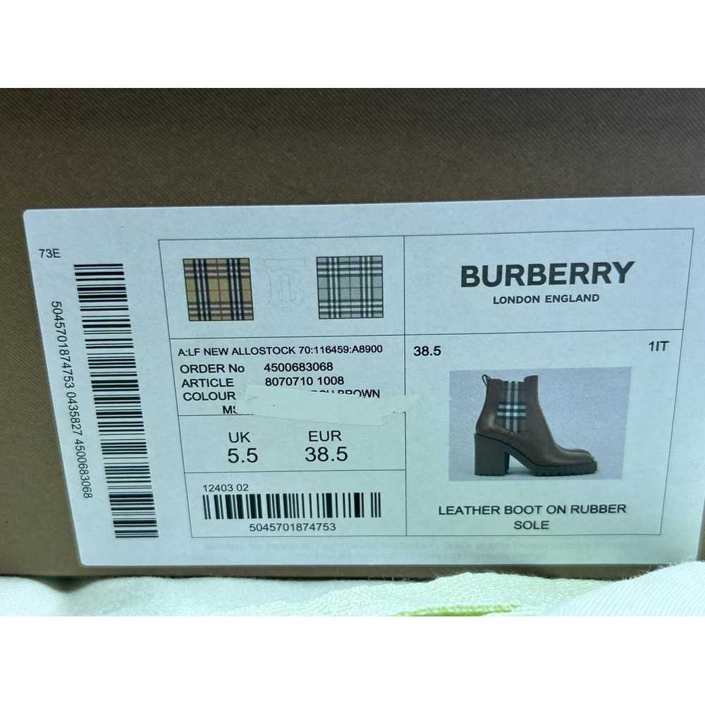 Burberry Leather ankle boots - image 10