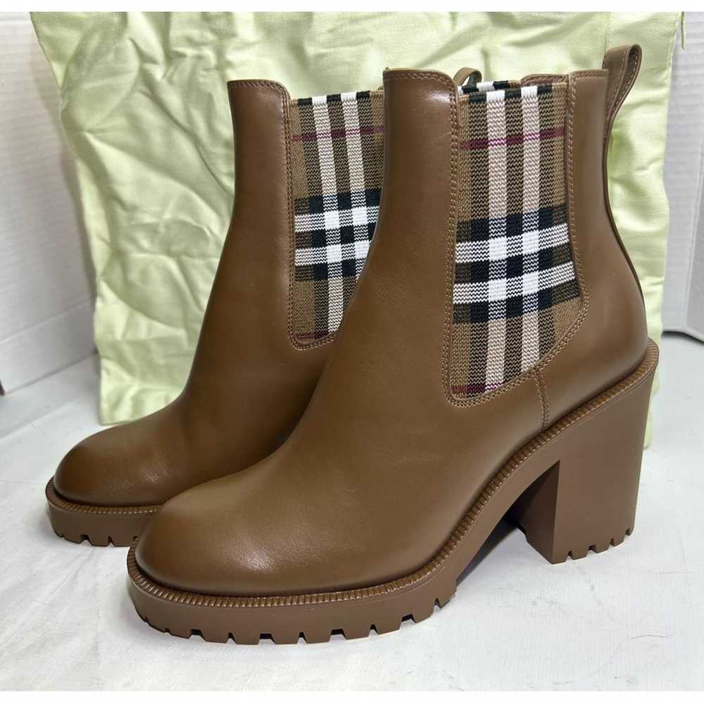 Burberry Leather ankle boots - image 8