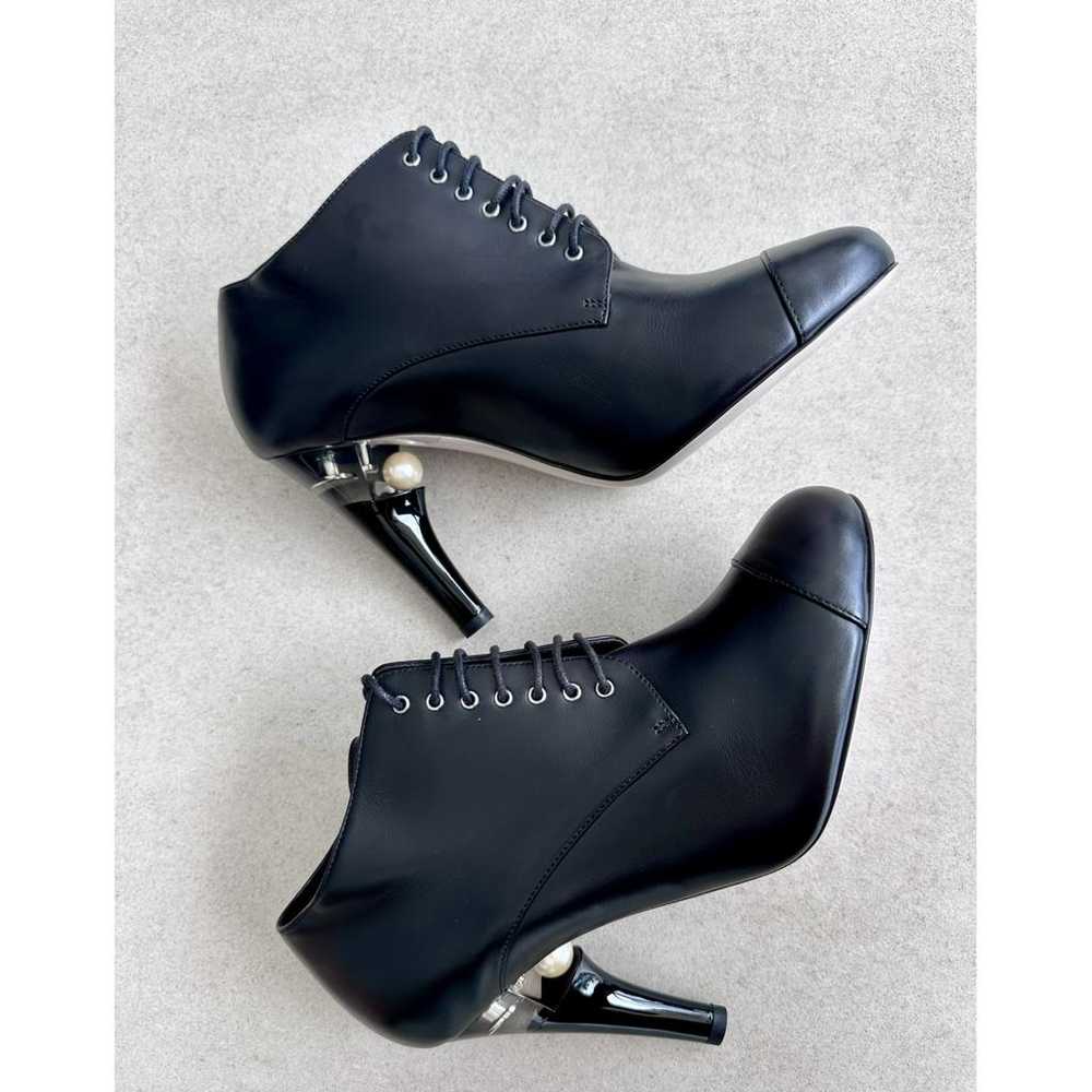 Chanel Leather boots - image 3