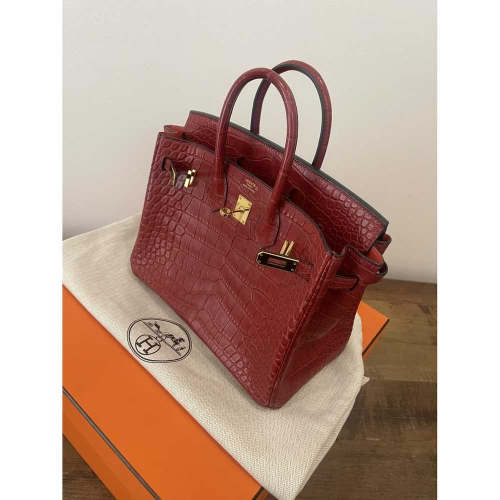 Hermès Birkin 25 leather handbag - image 3