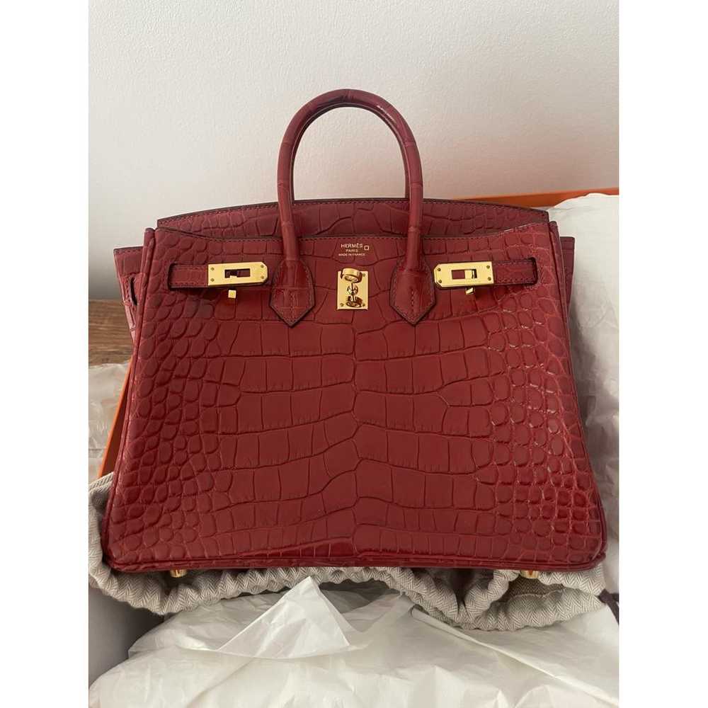 Hermès Birkin 25 leather handbag - image 8