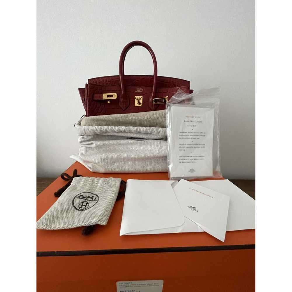 Hermès Birkin 25 leather handbag - image 9