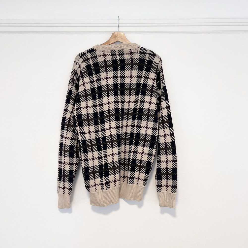 Vintage Vintage Woods & Gray Plaid Jumper - image 2