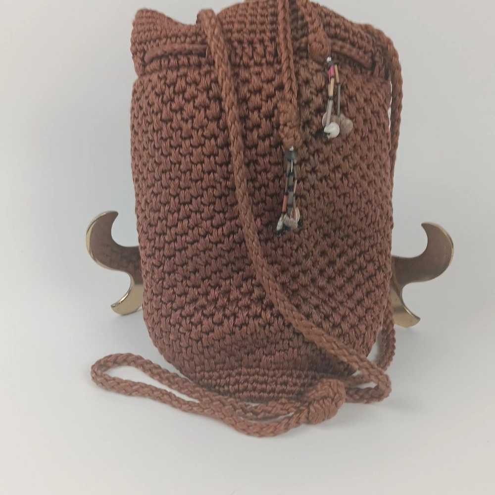 Ande Crochet Purse Vintage 1970's - image 8