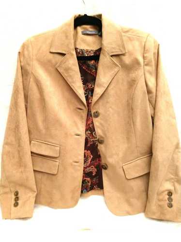 Liz Claiborne Faux Suede Jacket -SZ10