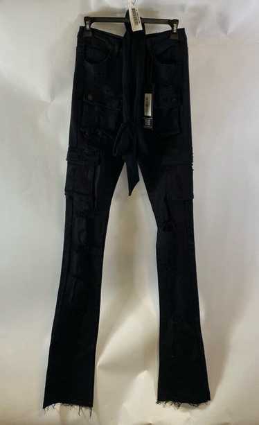 NWT Rockstar Original Womens Black Super Stacked C