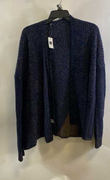 NWT GAP Womens Blue Wool Long Sleeve Knitted Open 