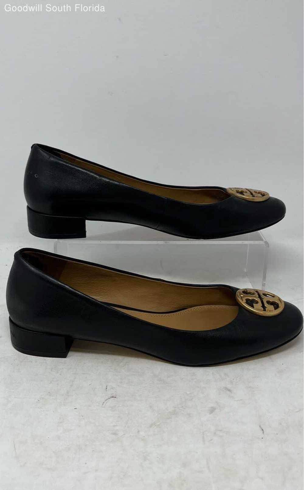 Tory Burch Womens Benton Black Leather Slip-On Bl… - image 2