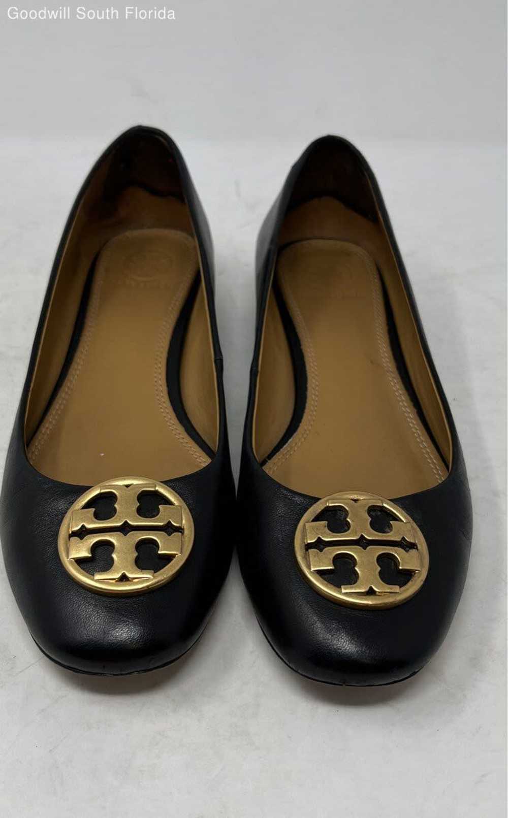 Tory Burch Womens Benton Black Leather Slip-On Bl… - image 3