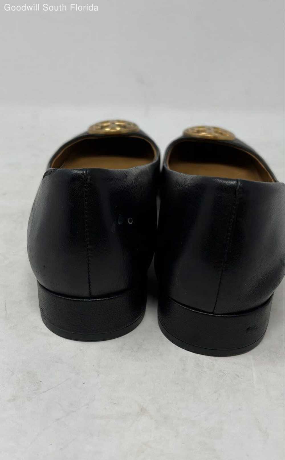 Tory Burch Womens Benton Black Leather Slip-On Bl… - image 4