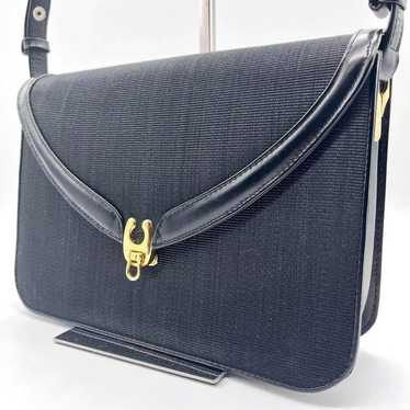 【Excellent Condition】Horsehair Handbag 2way Black… - image 1