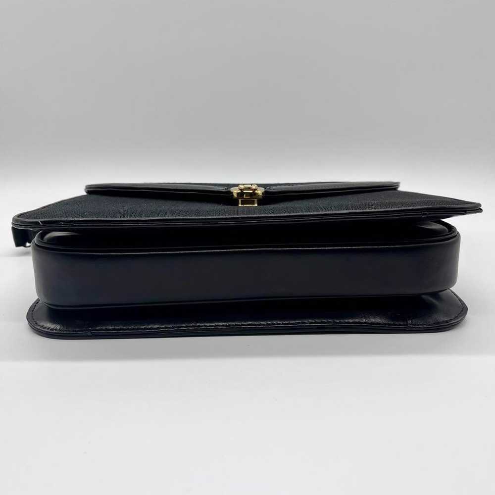 【Excellent Condition】Horsehair Handbag 2way Black… - image 9