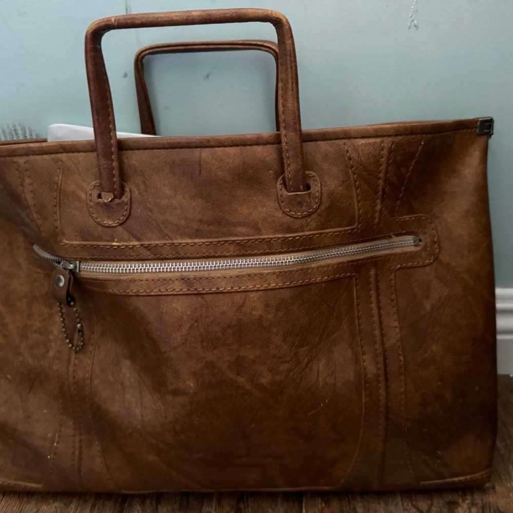 Real leather laptop attache case - image 3