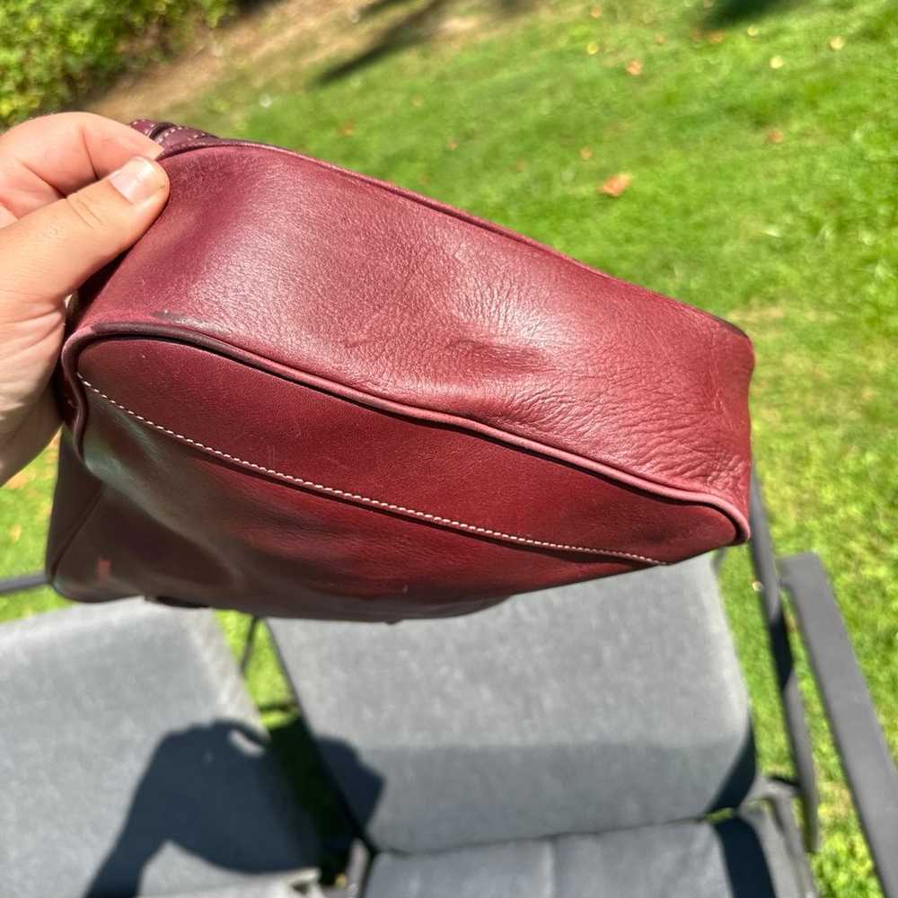 Leather vintage coach purse - image 3