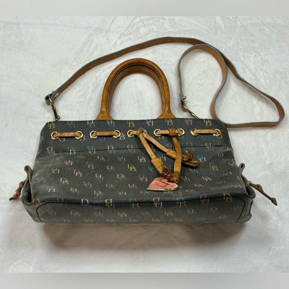 Vintage Dooney & Bourke Rainbow Monogram Y2K Logo… - image 1