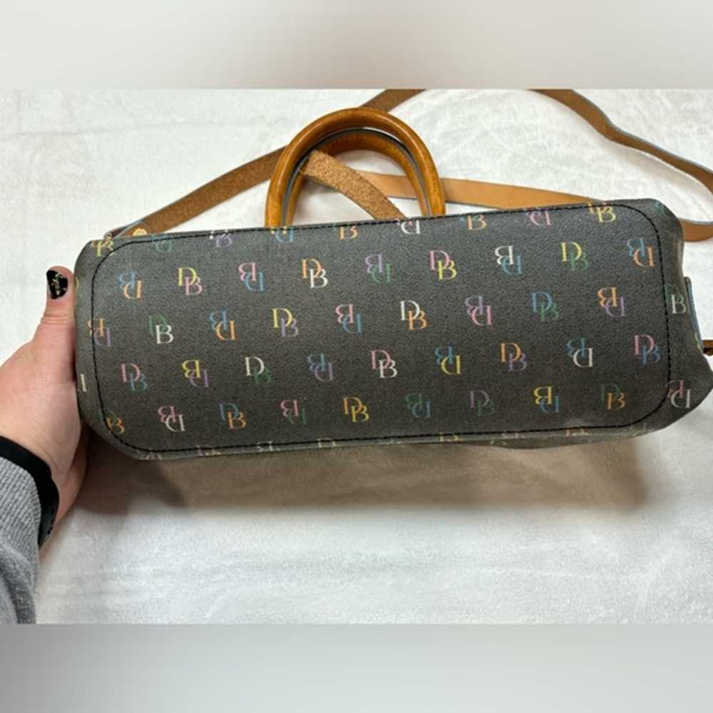 Vintage Dooney & Bourke Rainbow Monogram Y2K Logo… - image 7