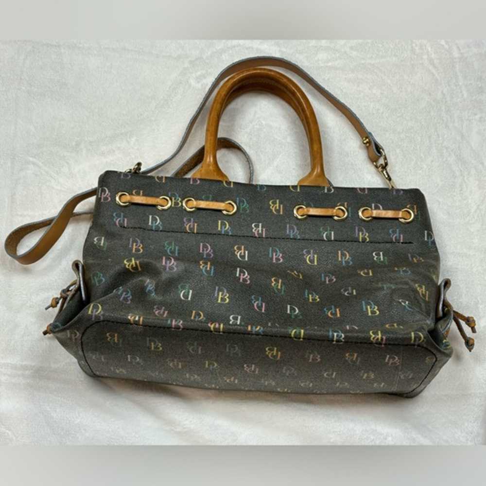 Vintage Dooney & Bourke Rainbow Monogram Y2K Logo… - image 9