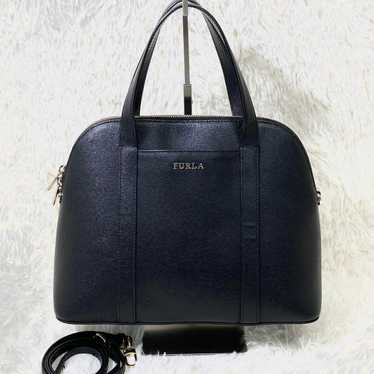 【Beautiful item】Furla 2way Sandi shoulder Saffiano