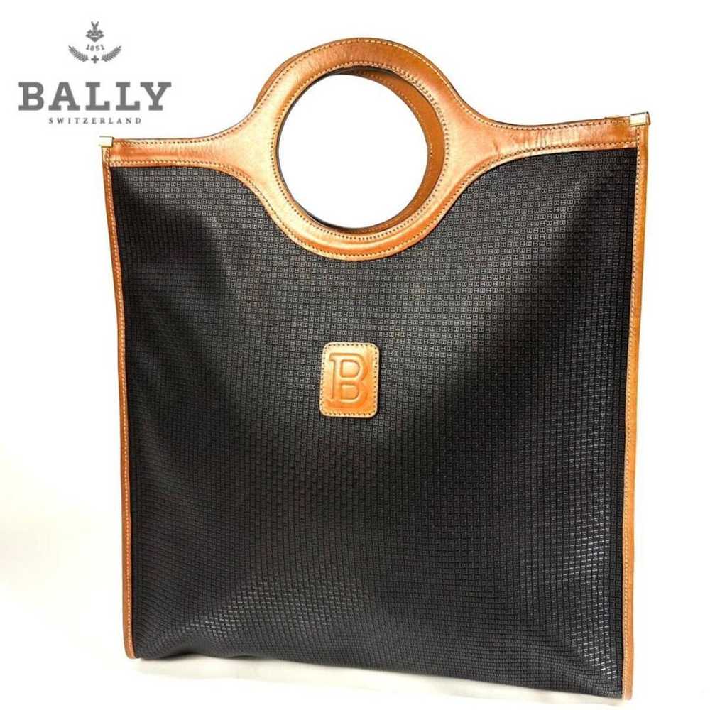 【Excellent condition】BALLY PVC leather handbag wi… - image 1