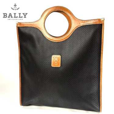 【Excellent condition】BALLY PVC leather handbag wi… - image 1