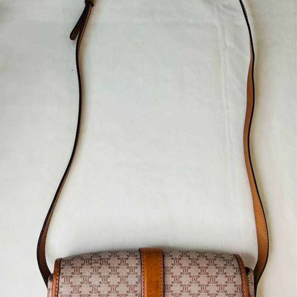 CELINE Shoulder Bag in Old CELINE Macadam Pattern - image 5