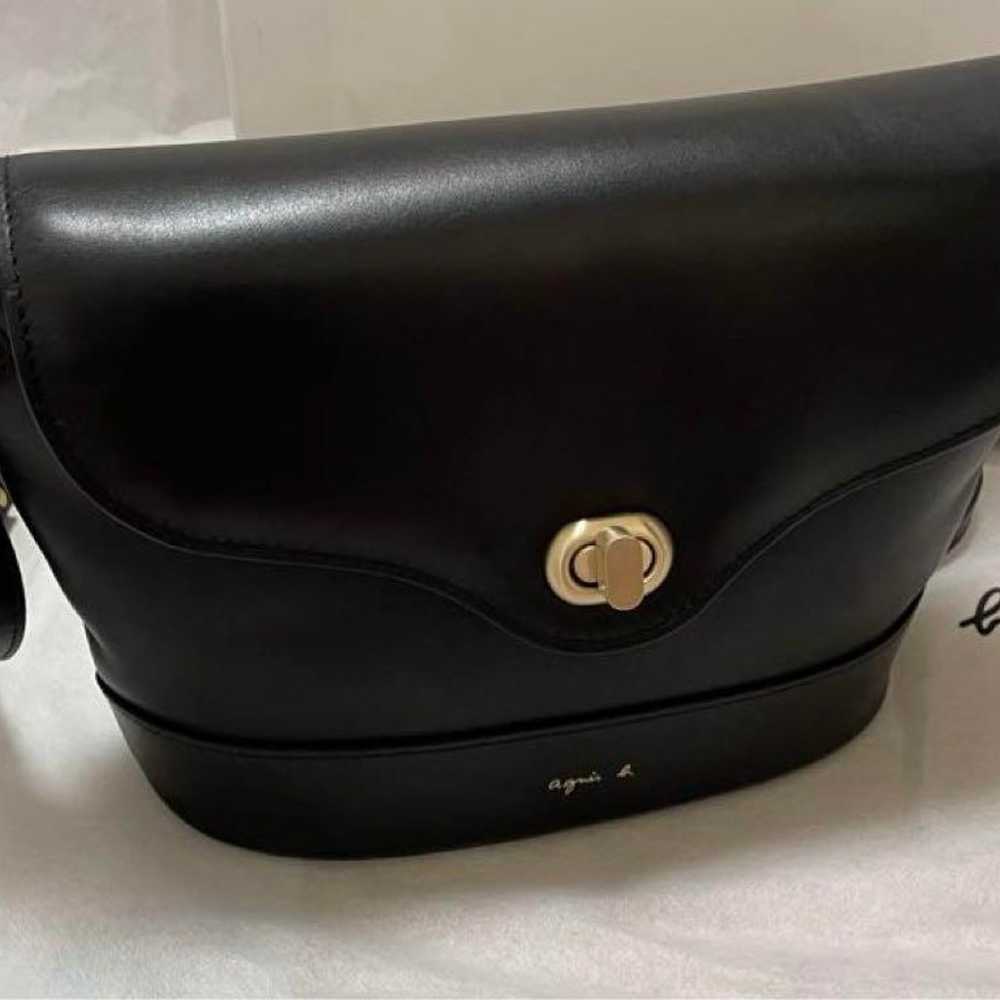 【Great Condition】Agnes B Shoulder Bag Cow Leather… - image 1