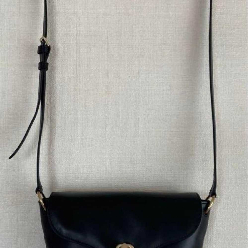 【Great Condition】Agnes B Shoulder Bag Cow Leather… - image 9