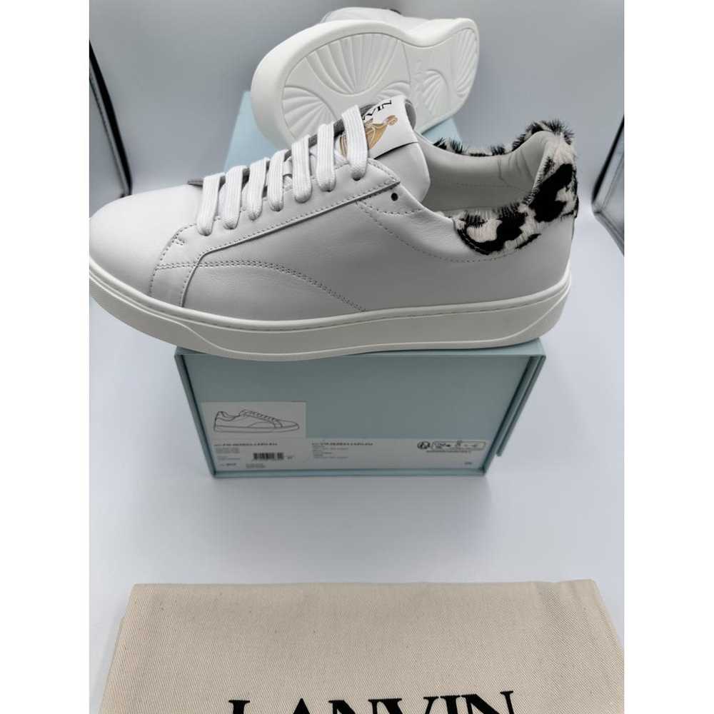 Lanvin Leather low trainers - image 2