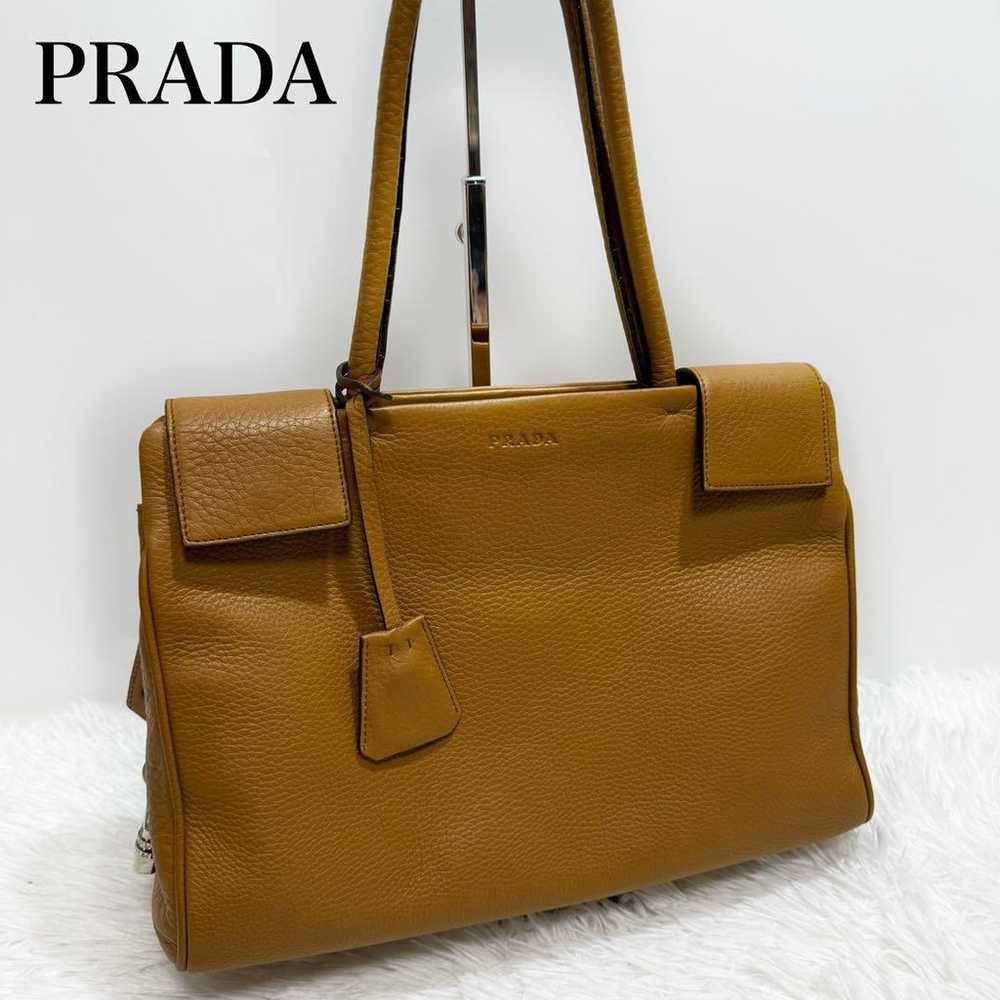 Excellent condition ✨ PRADA Logo Embossed Tote Ba… - image 1