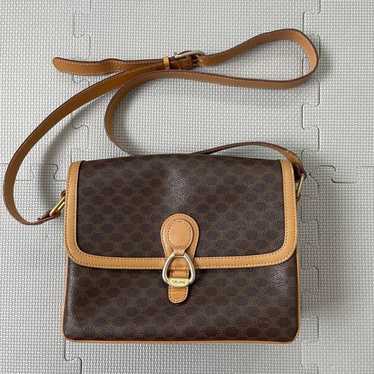 CELINE Celine Macadam Pattern Crossbody Shoulder B