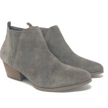 Crown Vintage Gray Suede Leather Bootie