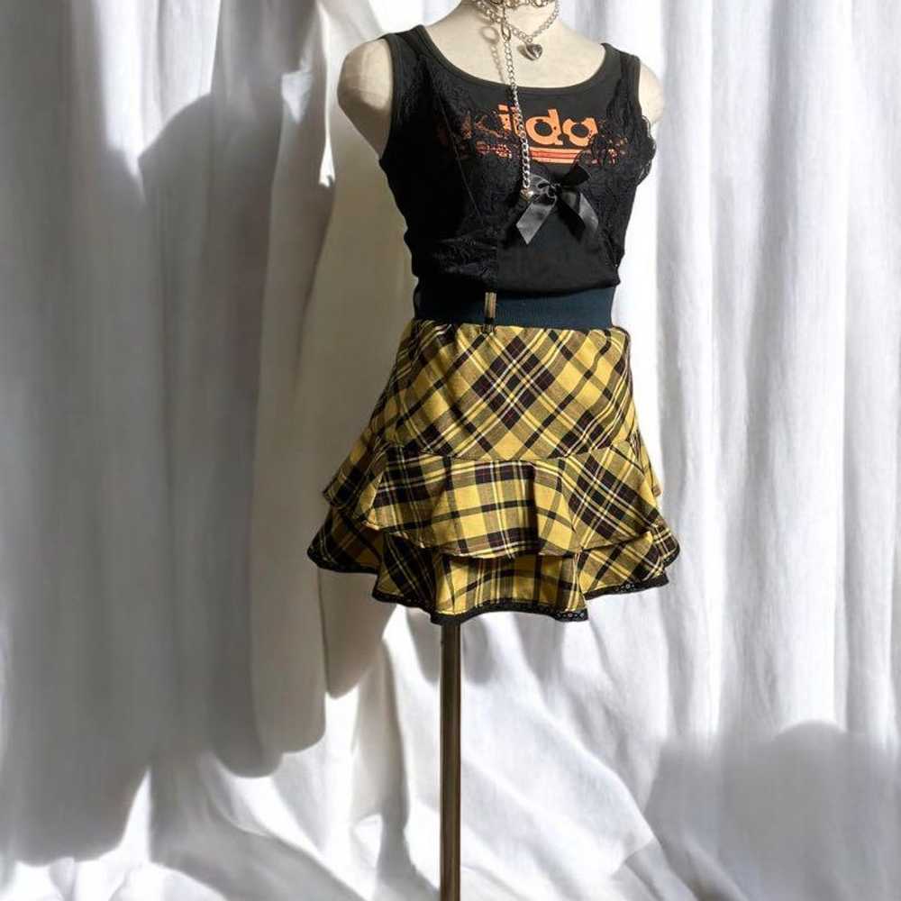 y2k00s Heisei Gal Adidas Cami Tank Top Punk Fairy… - image 3