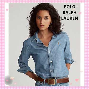 Polo Ralph Lauren popular cotton chambray shirt, … - image 1