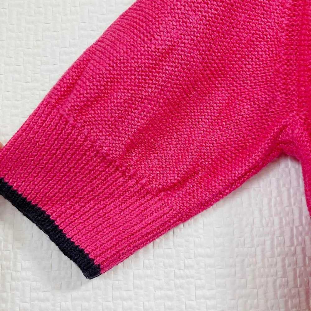 Knit, short-sleeved, dark pink, Love Black Inn, s… - image 10