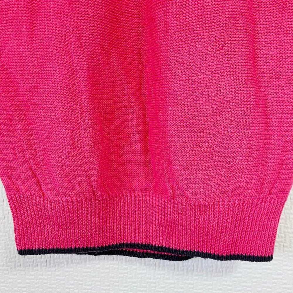 Knit, short-sleeved, dark pink, Love Black Inn, s… - image 11