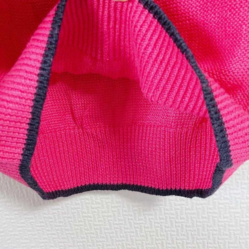 Knit, short-sleeved, dark pink, Love Black Inn, s… - image 12