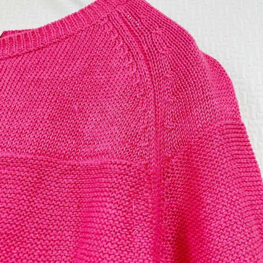 Knit, short-sleeved, dark pink, Love Black Inn, s… - image 9