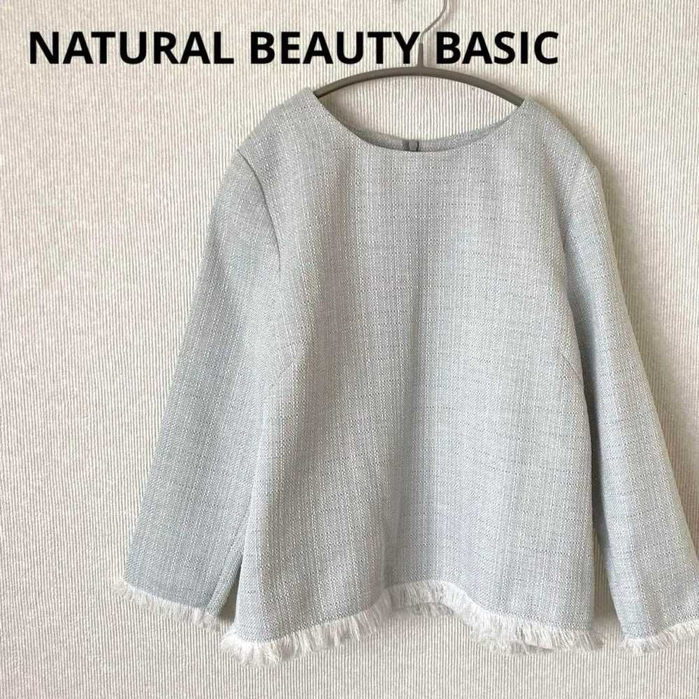 NATURAL BEAUTY BASIC Unlined Tweed Top Size S - image 1