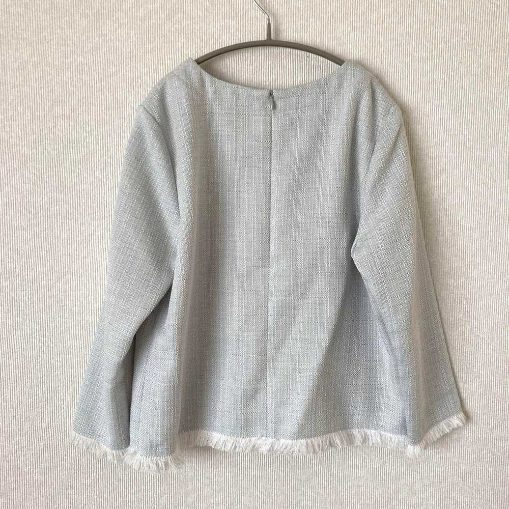 NATURAL BEAUTY BASIC Unlined Tweed Top Size S - image 5