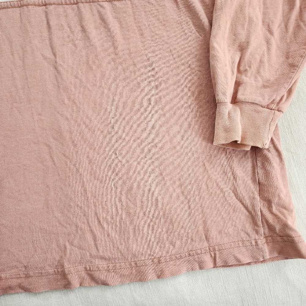 Vintage Guess Dusty Pink Long Sleeve shirt small - image 3