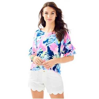 Lilly Pulitzer Tropicolada Lula Colorful Summer S… - image 1