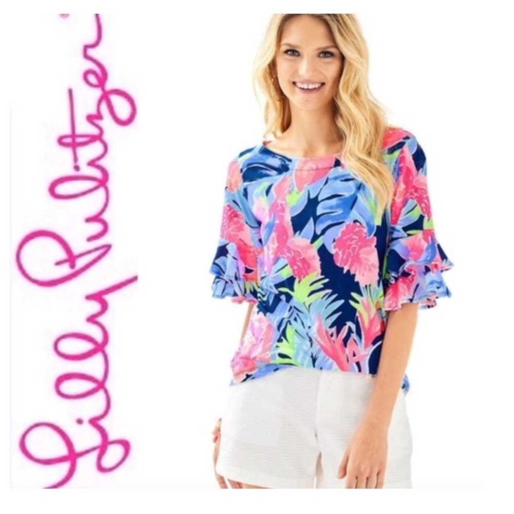 Lilly Pulitzer Tropicolada Lula Colorful Summer S… - image 3