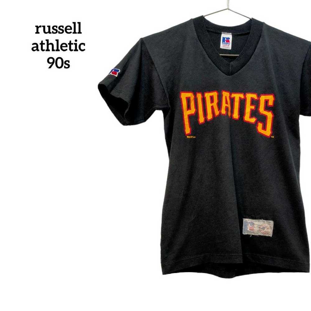 Vintage Russell Athletic short-sleeve T-shirt MLB… - image 1