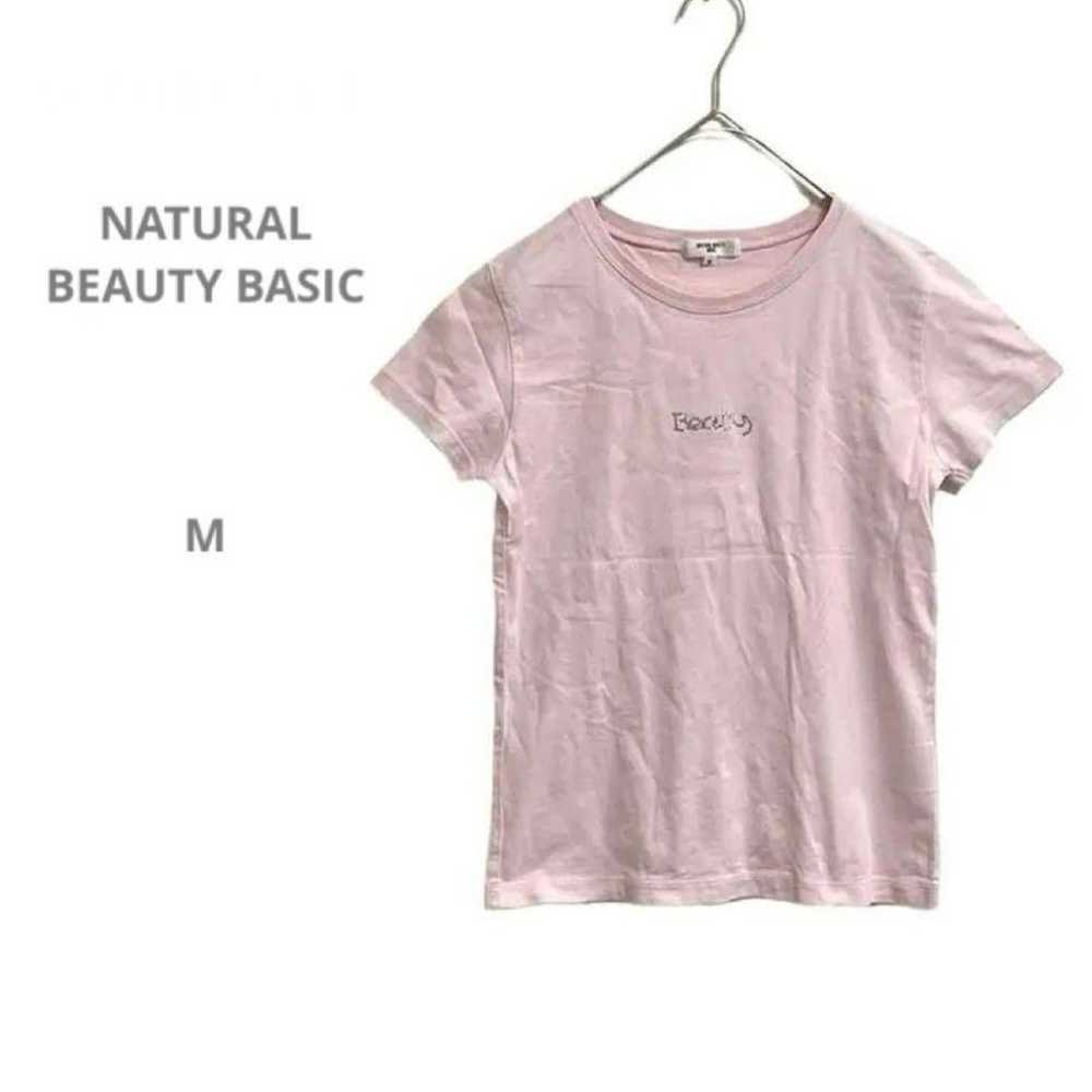 【Natural Beauty Basic】Short-sleeved T-shirt Cotto… - image 1