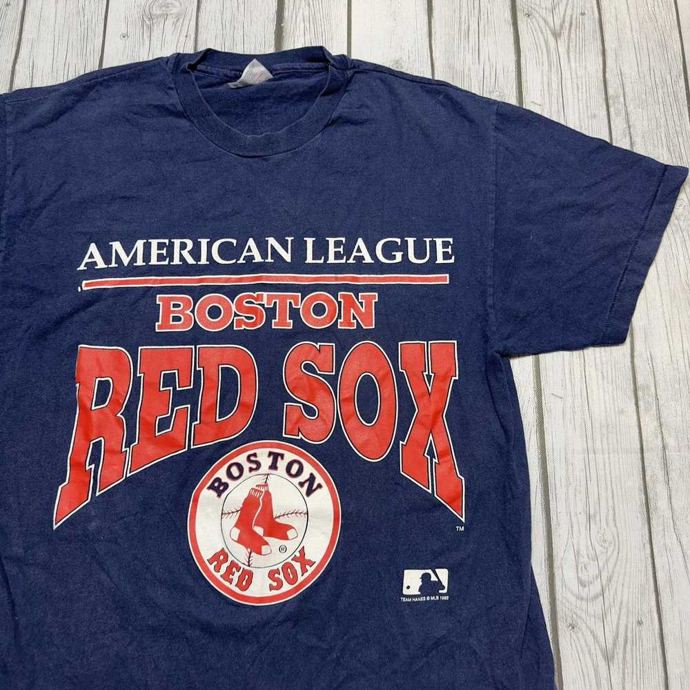 Hanes × MLB × Vintage Vintage Boston Red Sox tee - image 3