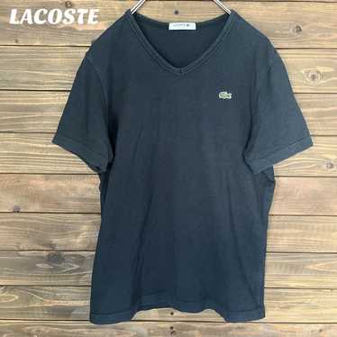 ♦︎【LACOSTE】LACOSTE Short Sleeve T-shirt V-neck Em… - image 1