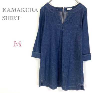 ◇ Kamakura shirt [M] Skipper shirt Denim tunic 10… - image 1