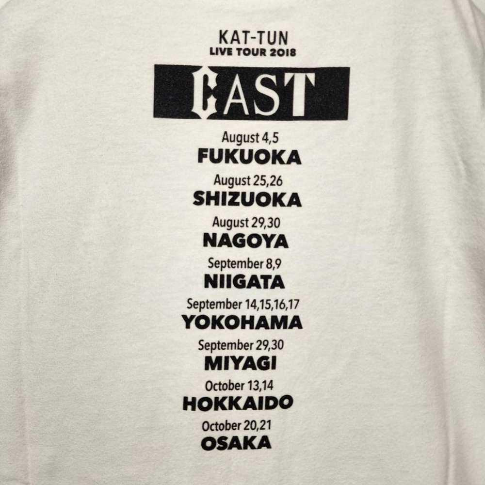 KAT-TUN CAST Short-sleeve T-shirt Size Measuremen… - image 9