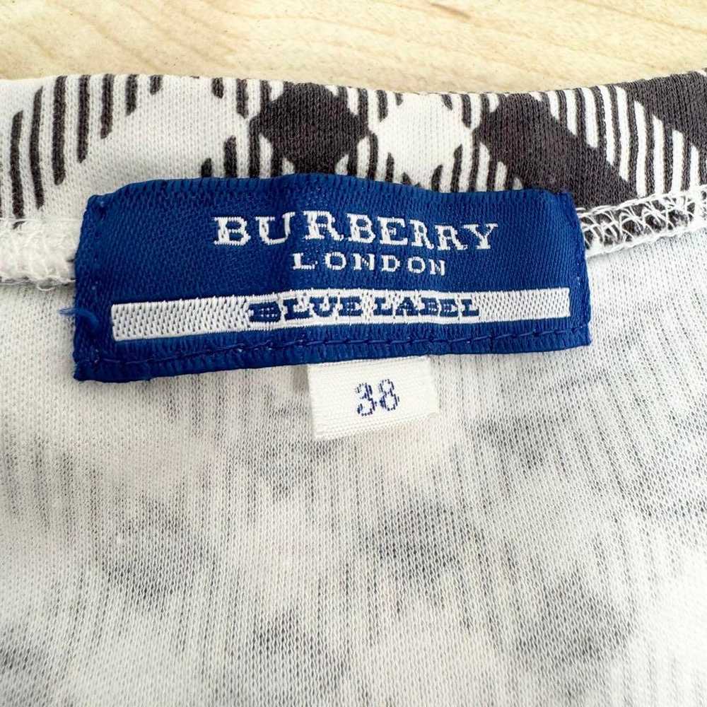 y2k✨️ BURBERRY BLUE LABEL Nova Check Cutout Sweat… - image 7